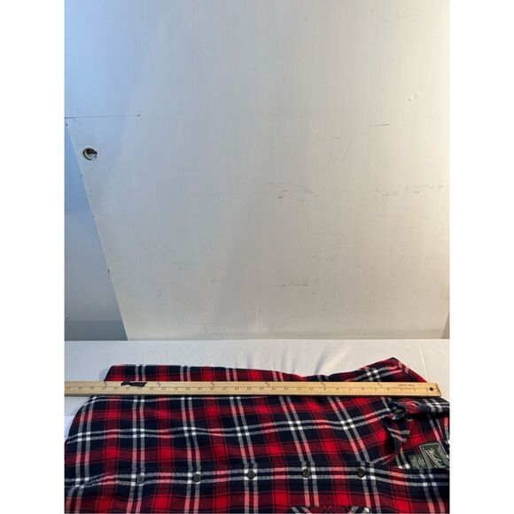 Woolrich MEns M Flannel red/blk cotton? - Picture 7 of 7